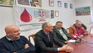 Требиње - конференција за новинаре - Друштво добровољних давалаца крви
