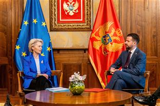 Црна Гора - ЕУ - Милатовић, Фон дер Лајен