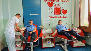 Република Српска - Приједор - полиција - акција даривања крви