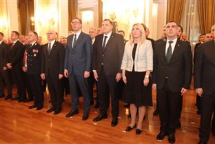 Србија - Министарство одбране- Додик, Цвијановић -Вучић - пријем
