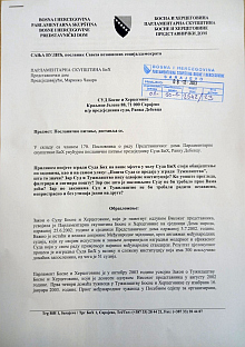 БиХ - парламент - Представнички дом - посланичка питања