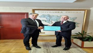 Бањалука - Каран са представницима Удружења ветерана служби безбједности