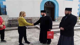 Мартин Брод - манастир Рмањ - "М:тел" - донација