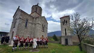 Цетина -  храм Светог спаса у Далмацији - Васкршњи понедјељак - литургија