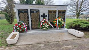 Бањалука - освештан споменик за погинуле борце четири бригаде