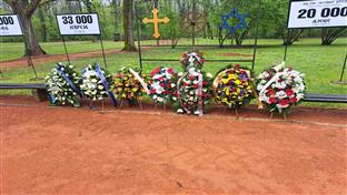 Бањалука- Доња Градина - полагање вијенаца мимо званичне церемоније