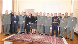 Сарајево - Цвијановић -пријем за  полазнике 12. класе Високих студија безбједности и одбране Србије