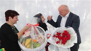 Дервента - Љубица Гаврић и предсједник СП - а Петар Ђокић 