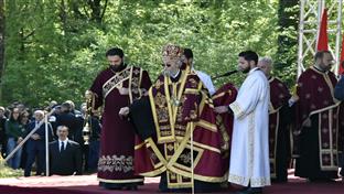 Доња Градина - служен  молитвени помен српским, јеврејским и ромским жртвама 