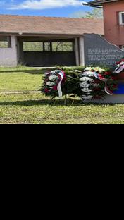 Приједор - споменик на мјесту гдје је некада био логор Циглана