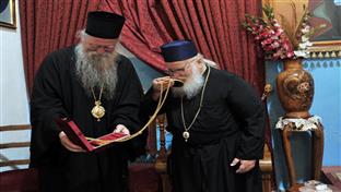 Подгорица - митрополит Јоаникије посјетио Назарет и митрополита Киријака