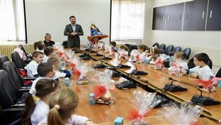 Приједор - градоначелник - "Мали туристи"- пријем