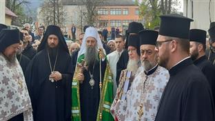Мркоњић Град - дочек патријарха Порфирија 
