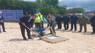 Требиње -Полицијска управа - Каран, Ћурић- полагање камен темељца