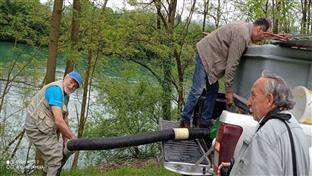 Сребреница - спортско риболовно друштво "Младица" - порибљавање