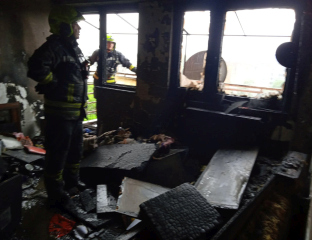 Бањалука - угашен пожар у бањалучком насељу Нова Варош