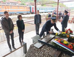 Нови Град - одата почаст жељезничарима у минулом рату