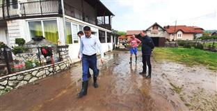 Република Српска - Зворник - Ивановић обилази поплављена подручја.