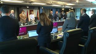 Подгорица - сједница Владе Црне Горе - минут ћутања