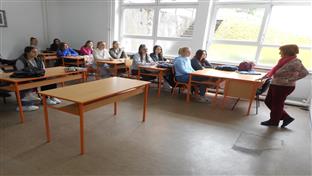 Сребреница - Средњошколски центар - одржан час ученицима - Васић