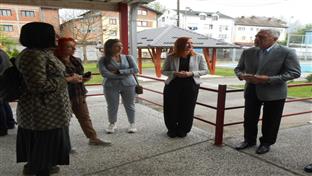 Братунац - делегација РТС-а - библиотека Средњошколског центра	