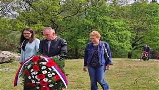 Дрвар - Дан побједе над фашизмом - полагање вијенаца