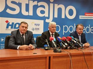 БиХ - политичке партије - Додик,Човић,Никшић