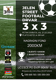 ФБиХ - Дрвар -  турнир у уличном фудбалу - плакат