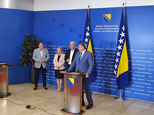 БиХ - Сарајево - Додик, Кришто, Никшић -прес