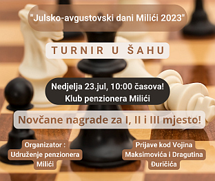 Република Српска - Милићи - шах - турнир 