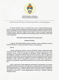 Република Српска - Бањалука - Додик - кривичне пријаве против Шмита и Прусине