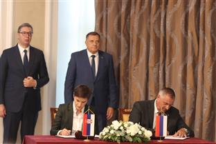 Бањалука - Брнабић - Вишковић - потписивање споразума