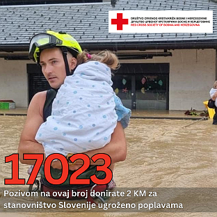 БиХ - помоћ Црвеном крсту Словеније - хуманитарни број