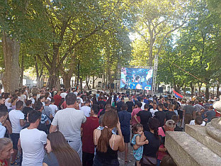 Република Српска - Требиње - Трг слободе - праћење утакмице 