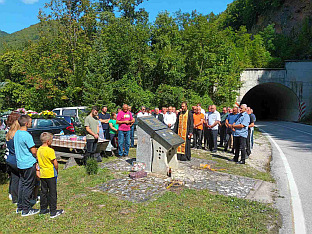 Република Српска - Вишеград - тунел Бродари - обиљежавање