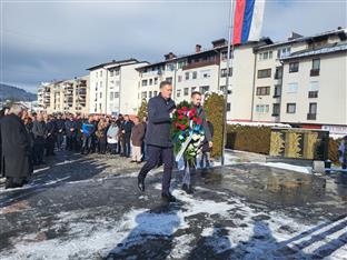Република Српска - Пале - борци - полагање вијенаца