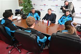 Република Српска - Пале - Југовић - скијаши - пријем