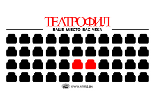 Република Српска - Бањалука - Народно позориште - театрофил картица