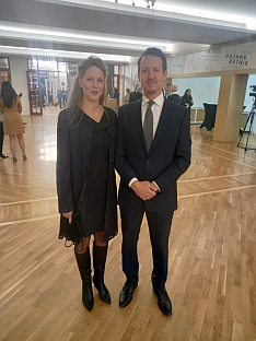 Србија - Република Српска - свечаност - Принц Филип и принцеза Даница Карађорђевић 