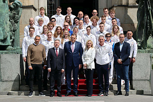 Република Српска - предсједник - пријем за пливачку репрезентацију Руске Федерације