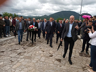 Република Српска - Братунац - Додик, Вишковић - полагање вијенаца