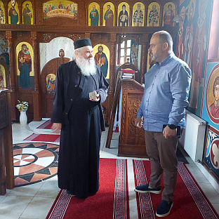 Република Српска - Вишеград - Ђуревић посјетио је данас манастир Светог оца Николаја