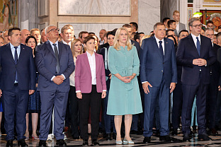 Србија - Република Српска - Свесрпски сабор - молебан