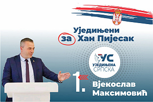Република Српска - Хан Пијесак - избори -  Максимовић