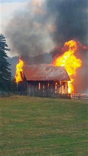 Република Српска - Равна Романија - пожар