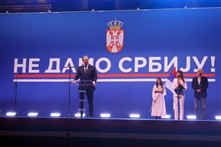 Србија - свенародни скуп - Вучић
