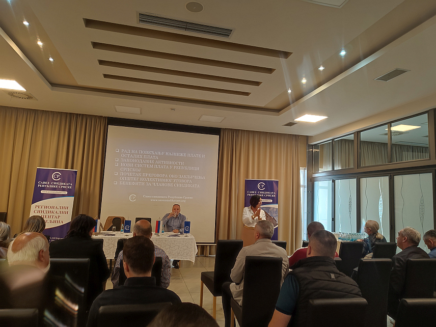 БИЈЕЉИНА, 10. ОКТОБРА /СРНА/ -  Састанак Регионалног синдикалног центра Бијељина.