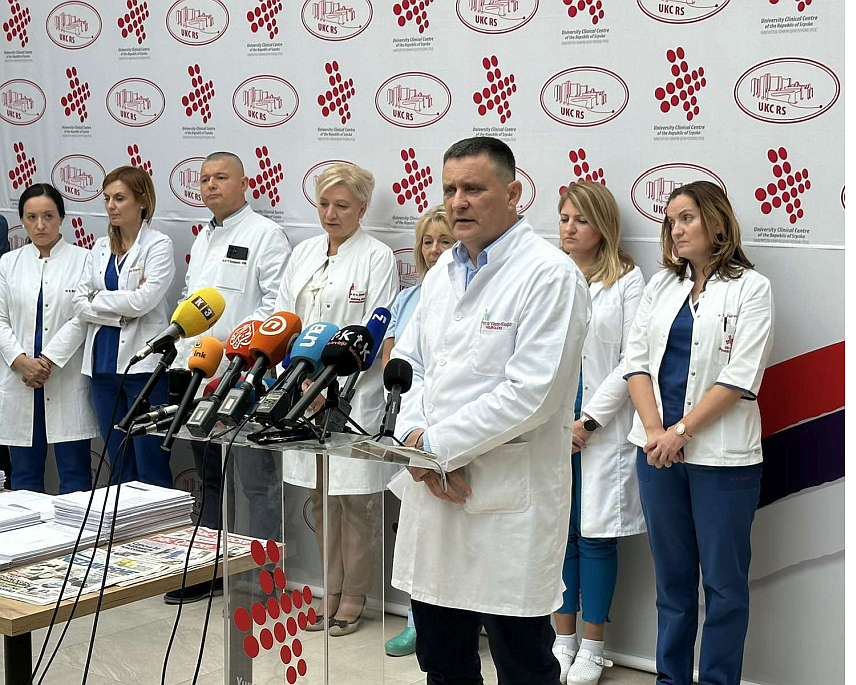 БАЊАЛУКА, 17. ОКТОБРА /СРНА/ - Генерални директор Универзитетског клиничког центра /УКЦ/ Републике Српске Владо Ђајић.