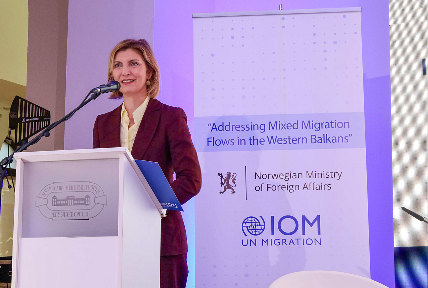 БАЊАЛУКА, 18. ОКТОБРA /СРНА/ - Шеф Мисије Међународне организације за миграције /ИОМ/ за БиХ Лаура Лунгароти.