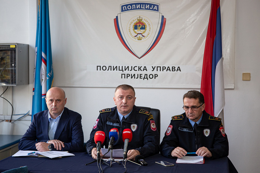 ПРИЈЕДОР, 19. ОКТОБРА /СРНА/ - Конференција за новинаре Полицијске управе Приједор.